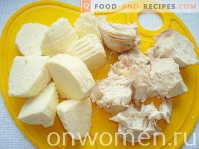 Lavash roll ar vistu, sieru un svaigu gurķi