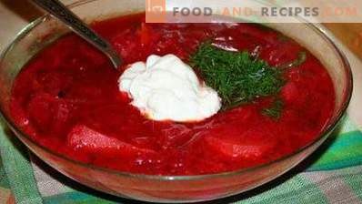 Skābēti kāpostu borscht