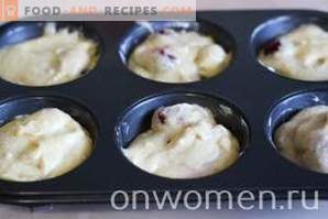 Muffins de cereza