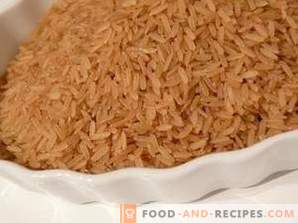 Brūnie rīsi: ieguvumi un kaitējums