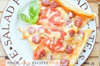 Pica ar medību desām un tomātiem