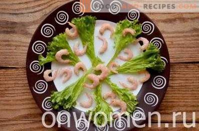 Cēzara salāti ar garnelēm