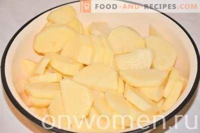 Cūkgaļa uz kartupeļu spilvena krāsnī