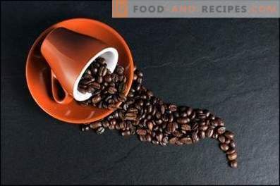 Kafija: ēdiena gatavošanas receptes