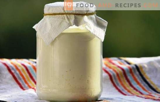 Slāvu mērce: skāba krējums no piena - receptes mājās. Noderīgi fakti par piena krējumu, dabiska recepte