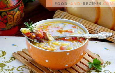 Lean Bean Soup on lihtne, maitsev ja väga mitmekesine roog. Saladused ja küpsetatud uba suppide valmistamise meetodid