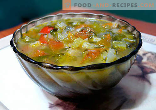 Selerijas zupa - apstiprinātas receptes. Kā pareizi un garšīgi pagatavot zupu no selerijas.